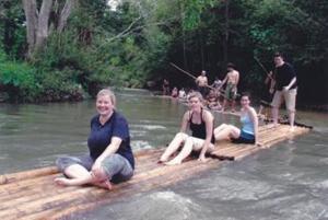 Bambusfloß fahren auf dem Mae Wang Fluss, Buddy Tours, Chiang Mai