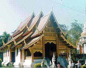 Viharn Lai Kham, Wat Phra Singh Tempel, Chiang Mai, Thailand