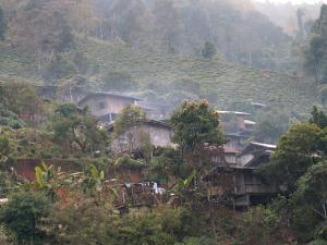Bergvolk Dorf in den Bergen von