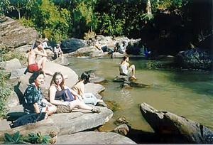 Monthatarn Wasserfälle am Doi Suthep in Chiang Mai, Thailand