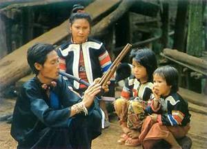 Lahu Familie in Chiang Mai