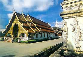 Der Wat Phra Singh Tempel in Chiang Mai, Thailand