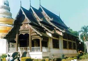 Ubosot, im Wat Phra Singh Tempel in Chiang Mai, Thailand