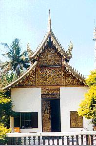Viharn, Wat Mahawan, Chiang Mai, Thailand