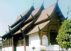 Viharn, Wat Prasat, Chiang Mai, Thailand