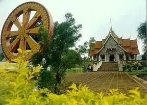 Wat Sri Khru Bha in Lamphun, Thailand