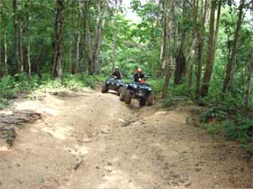 Atv Tour - Offroad auf einem Dschungelpfad, Chiang Mai, Thailand 